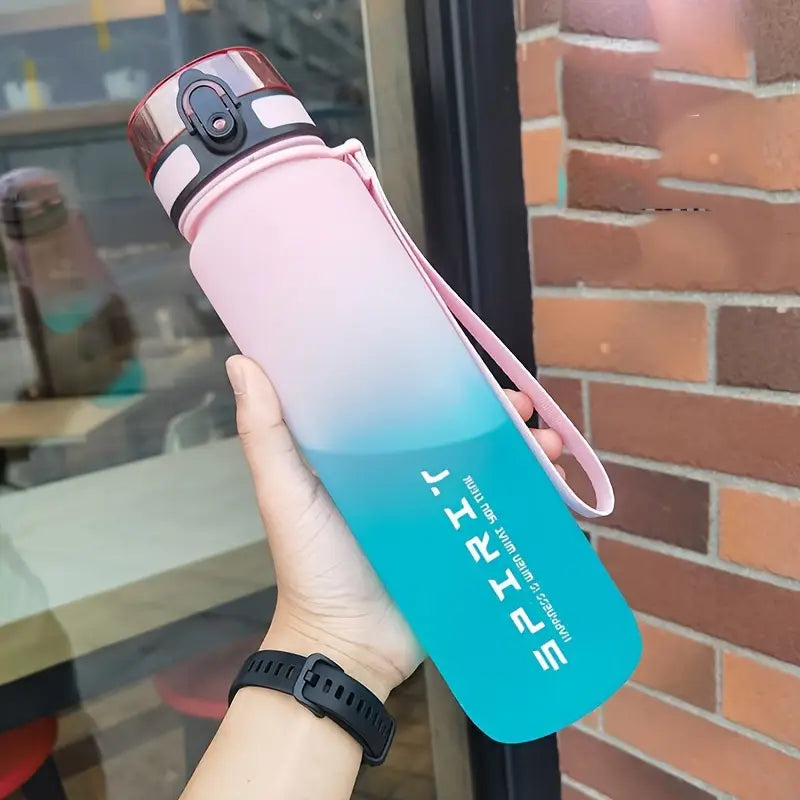 Sports Water Cup, Portable Leakproof Flip Top Water Bottle, For Sports, Fitness, Travel