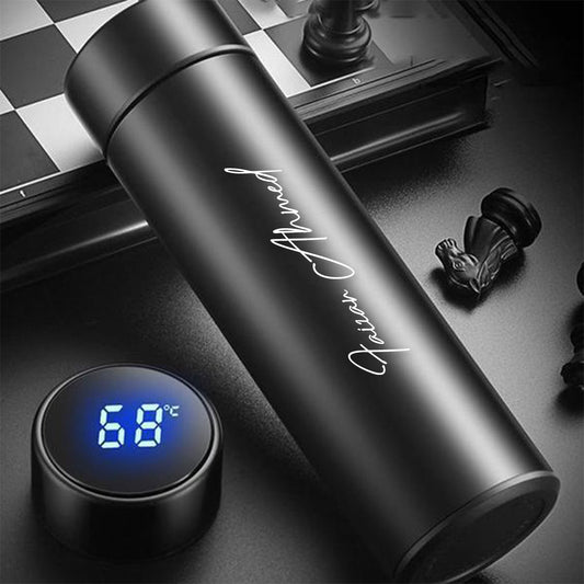 Vacuum Flask With Temperature Display, 304 Stainless Steel Insulated Water Bottles