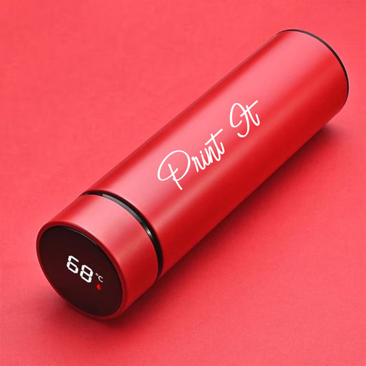Vacuum Flask With Temperature Display, 304 Stainless Steel Insulated Water Bottles