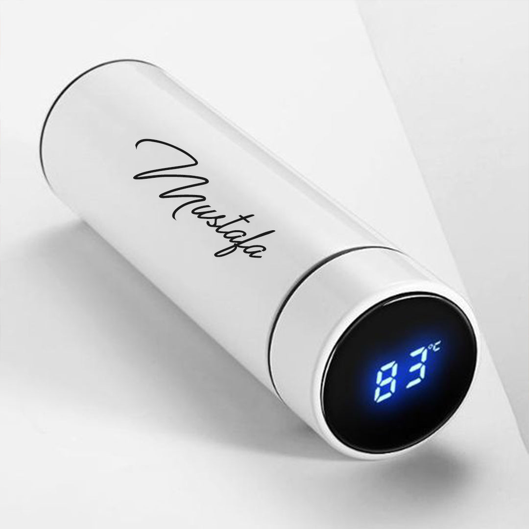 Vacuum Flask With Temperature Display, 304 Stainless Steel Insulated Water Bottle